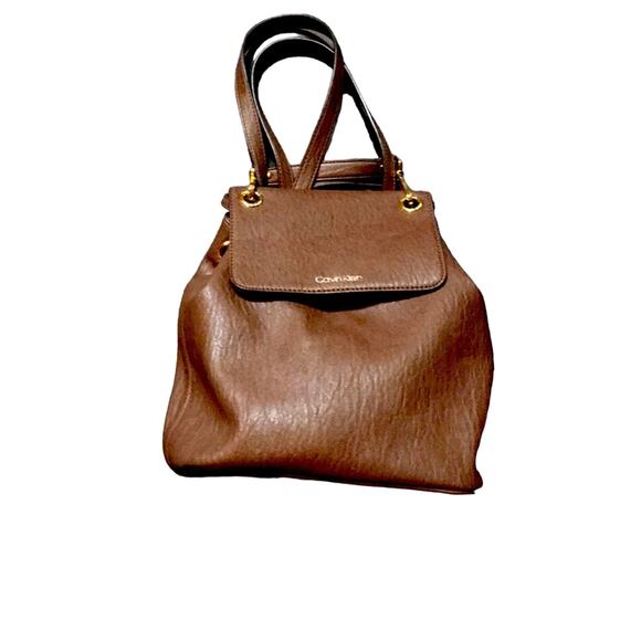 NWOT. Calvin Klein Brown Backpack. OS main image 4